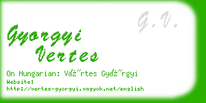 gyorgyi vertes business card